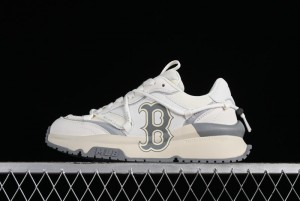 New York Yankees Chunky Runner Basic Lace-Up Lightweight Casual Sneakers - 3ASHCRR3N43WHS