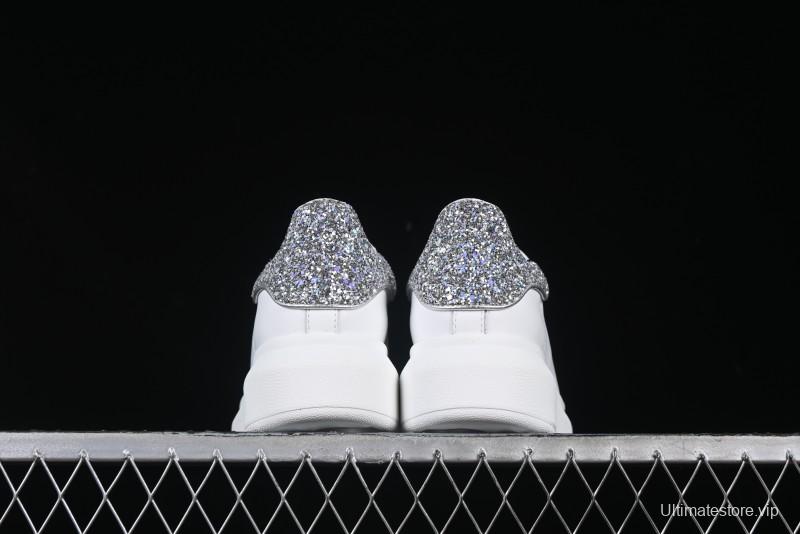 Alexander McQueen Oversized Sneakers with White Crystals - D.E5