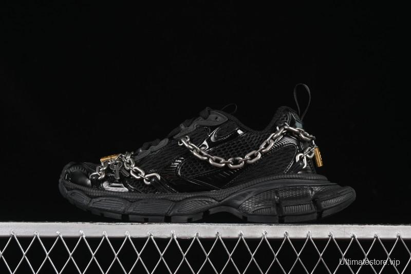 Balenciaga Phantom Sneaker 3XL Running Shoes with Transparent Heel Strap - W3XPL1882