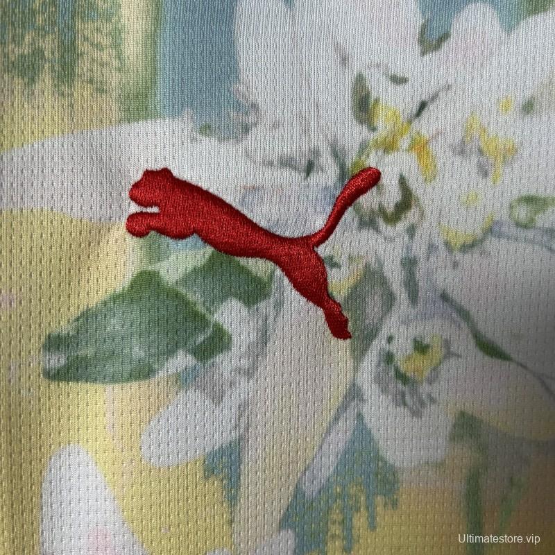 25/26 RB Salzburg White with Floral Pattern Jersey