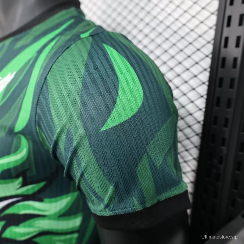 Player Version 25/26 Liverpool Green with Dragon Pattern Jersey