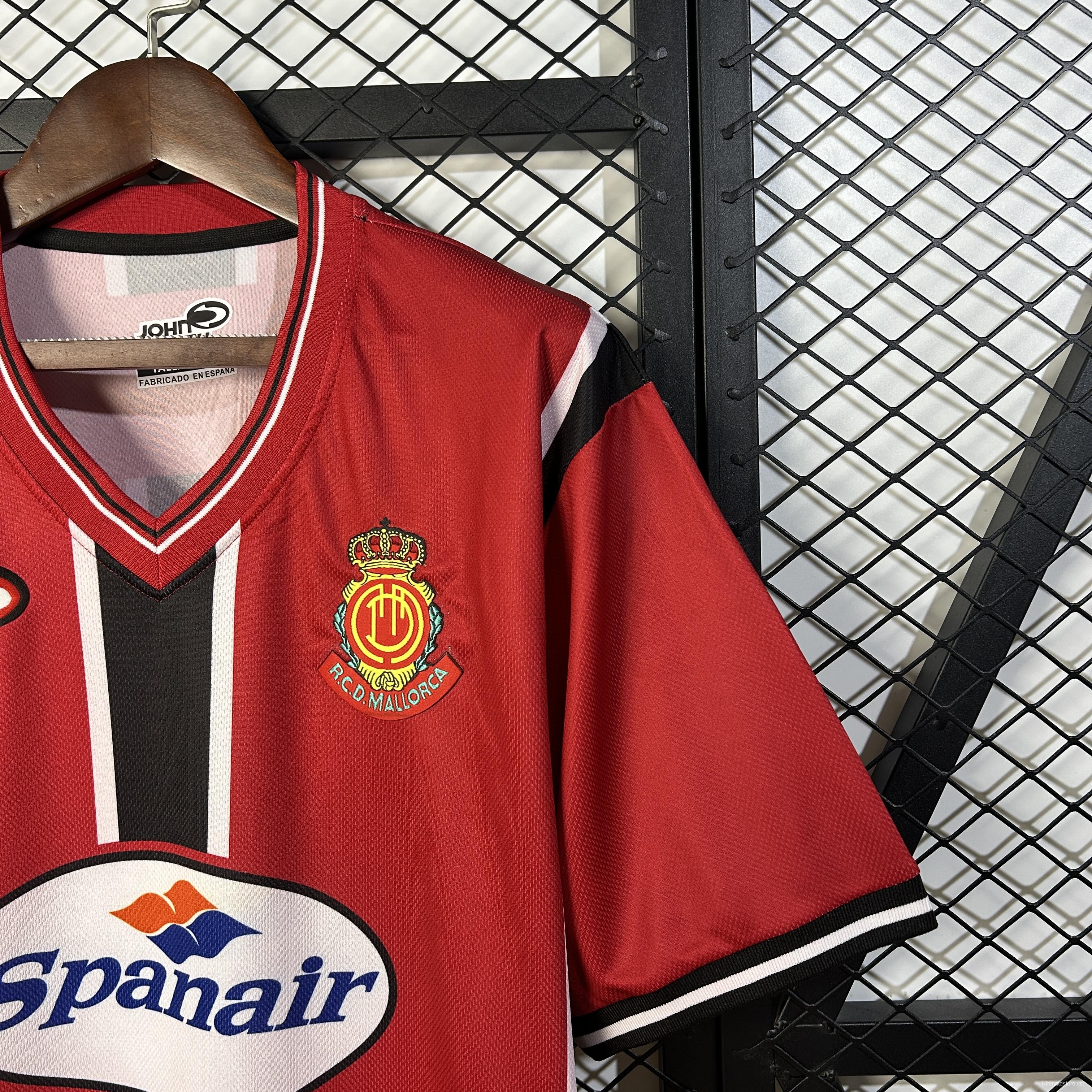 01/02 Retro Mallorca Red Home Jersey