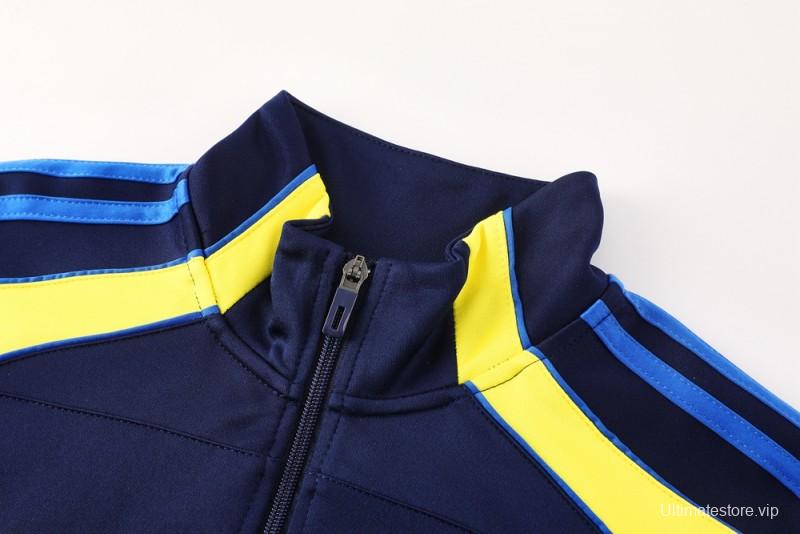 25/26 Boca Juniors Navy Full Zipper Jacket + Long Pants