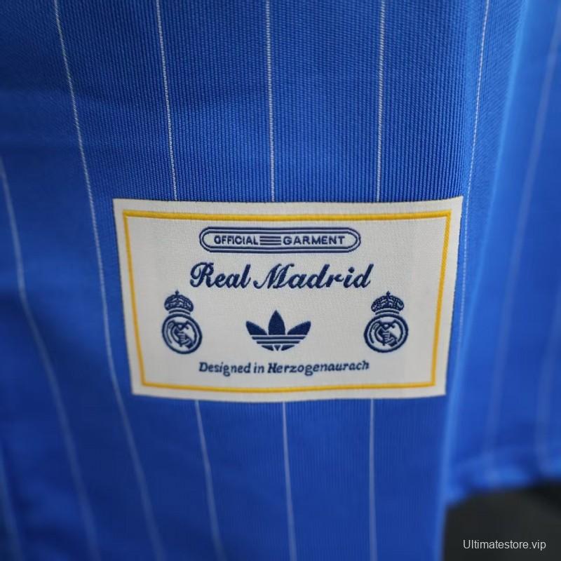 Player Version 25/26 Real Madrid Blue Casual Jersey