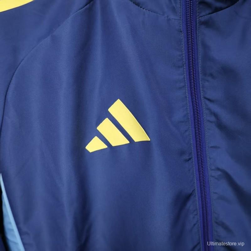 25/26 Club America Blue Windbreaker (with Inner Lining)