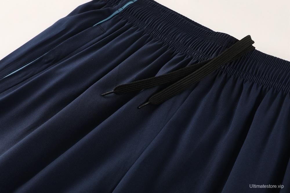 25/26 Arsenal Blue Full Zipper Jacket+Long Pants S-3XL