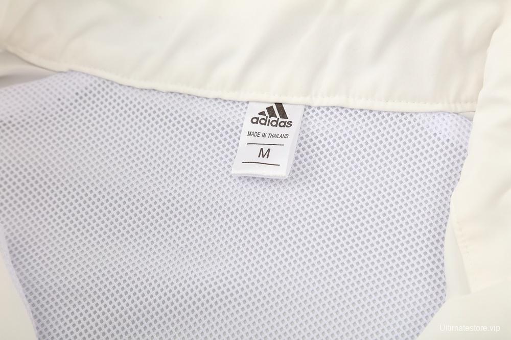 25/26 Liverpool White S-2XL Half Zipper Jacket+Long Pants