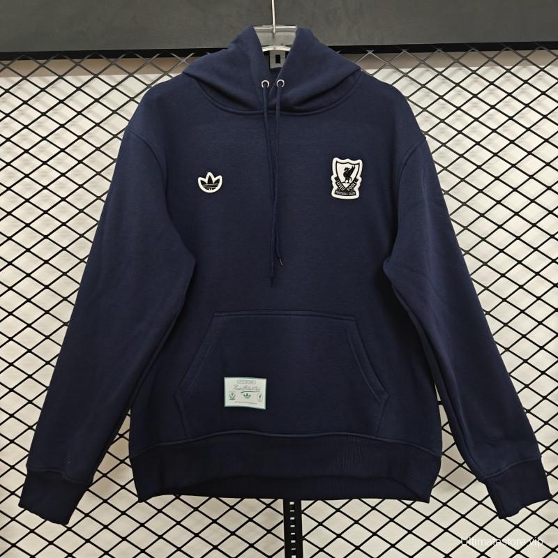 25/26 Liverpool Embroidered LogoHoodie 7 Colors