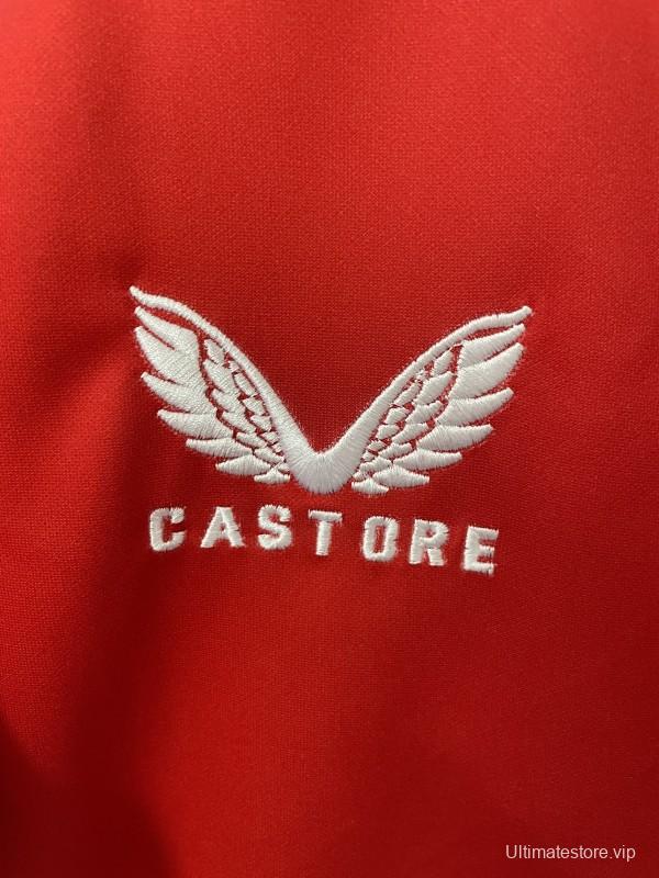 2026 England Red with Geometric Stripe Pattern Jersey