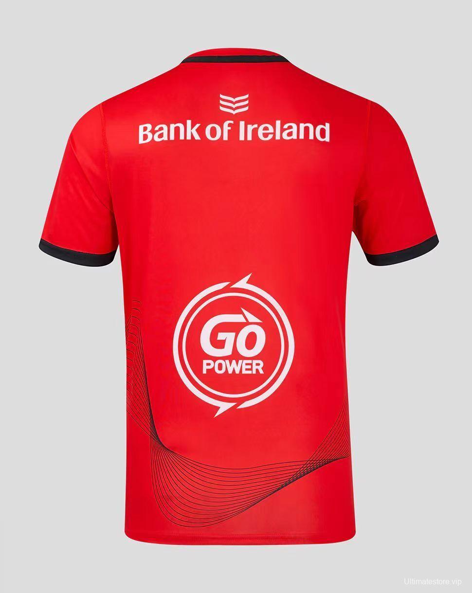 24/25 Ulster Red with Wave Pattern Home Jersey
