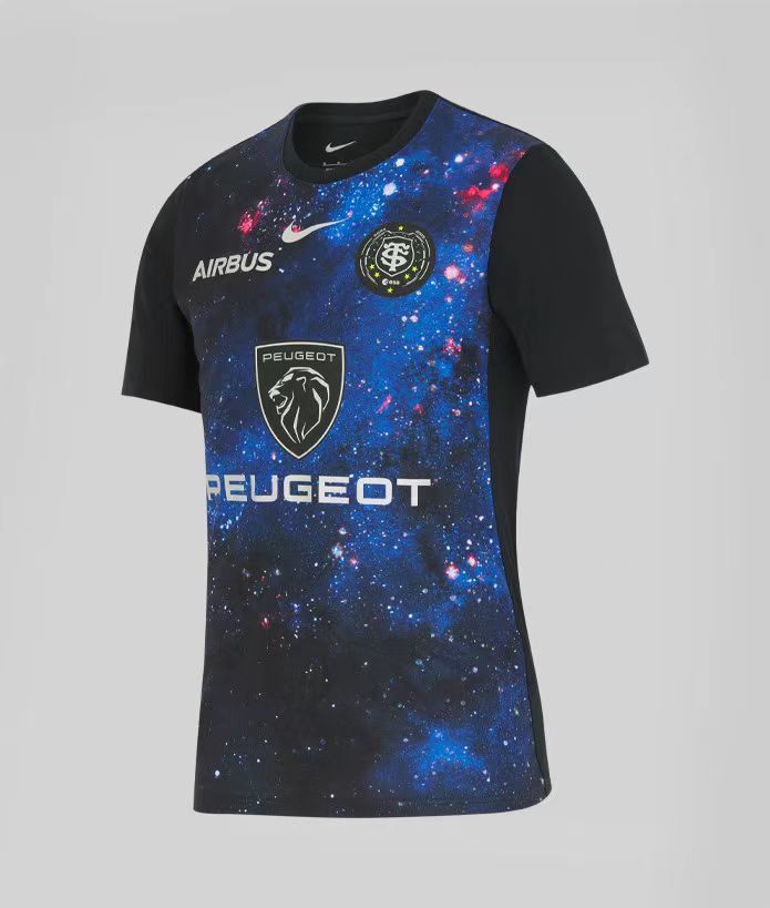 25/26 Toulouse Black with Blue Galaxy Nebula Jersey