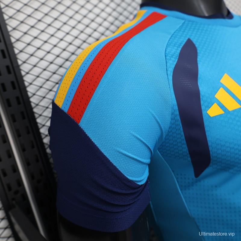 2026 Player Version  Spain  Sky Blue Training Jersey