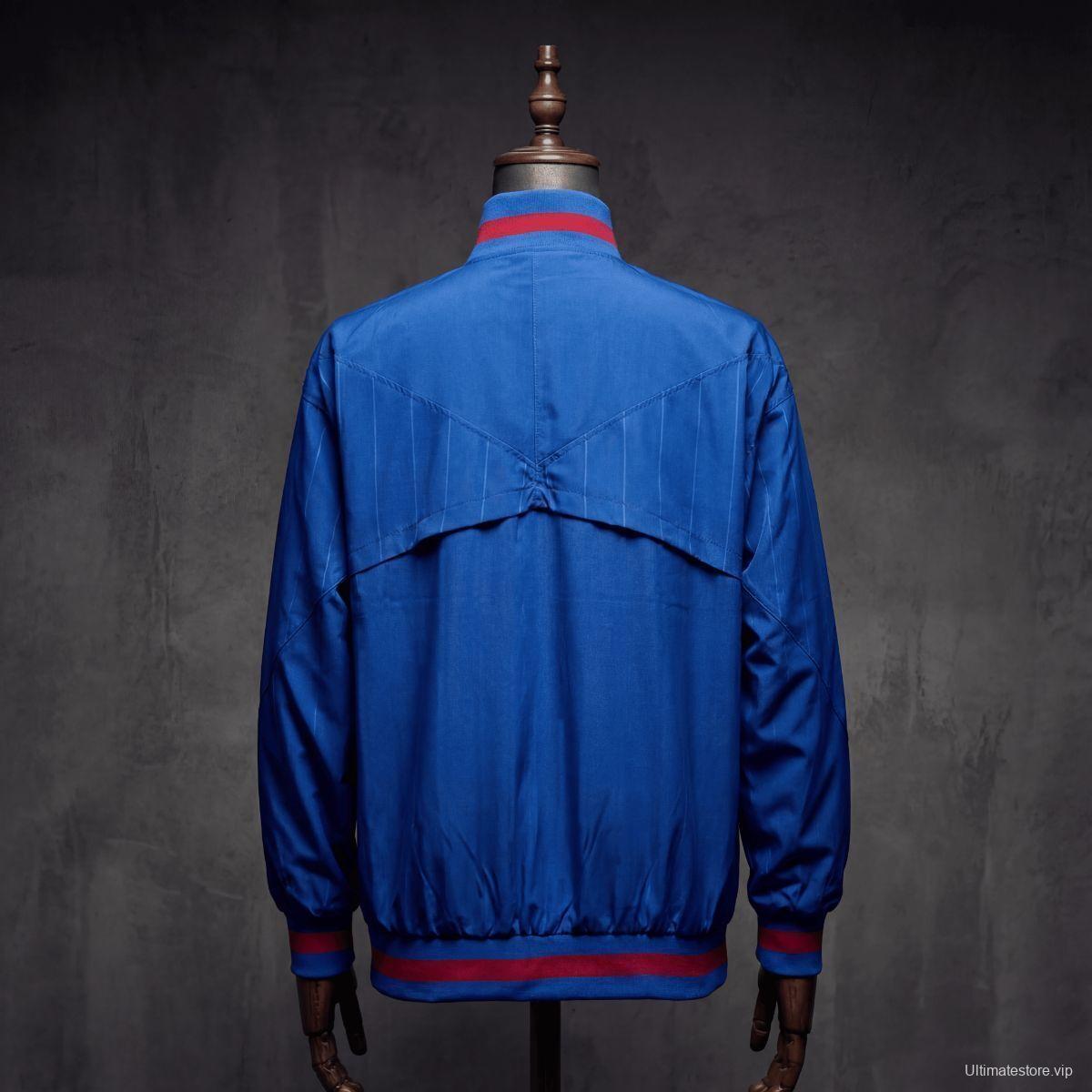 2026 Barcelona Blue Jacket Windbreaker