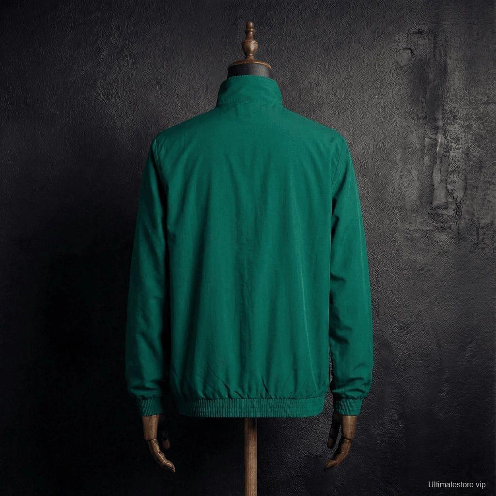 2026 Real Betis Green And Yellow  Reversible Full Zipper Jacket