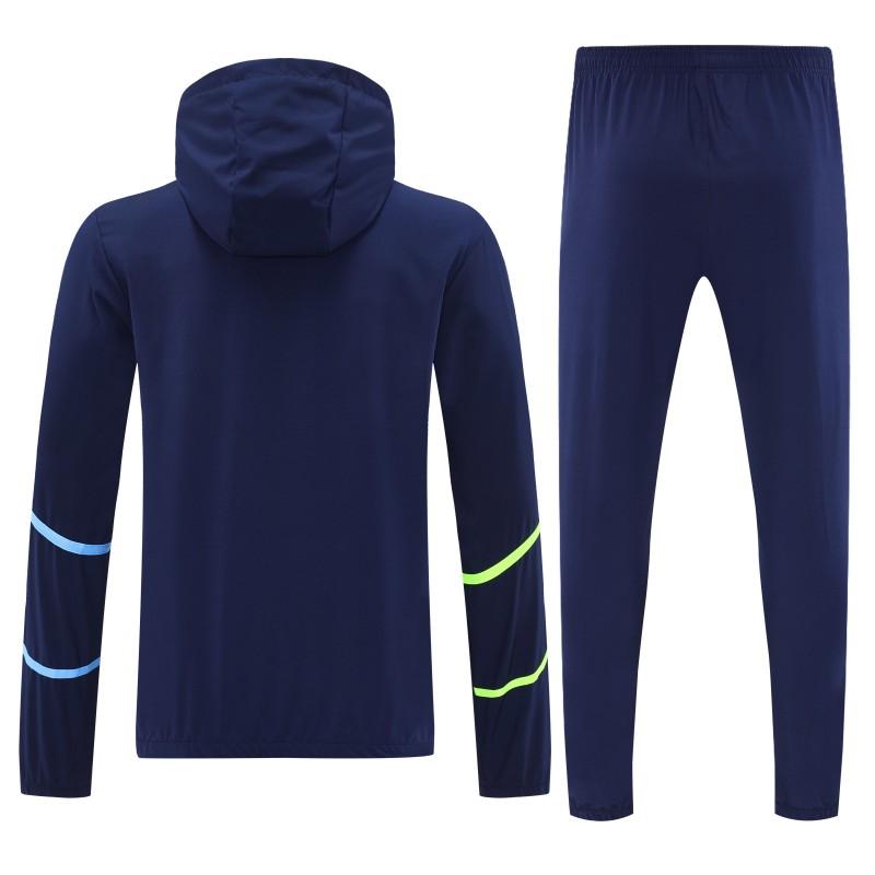 26/27 Puma Navy Blue Full Zipper Hooded Jacket Tracksuit + Long Pants