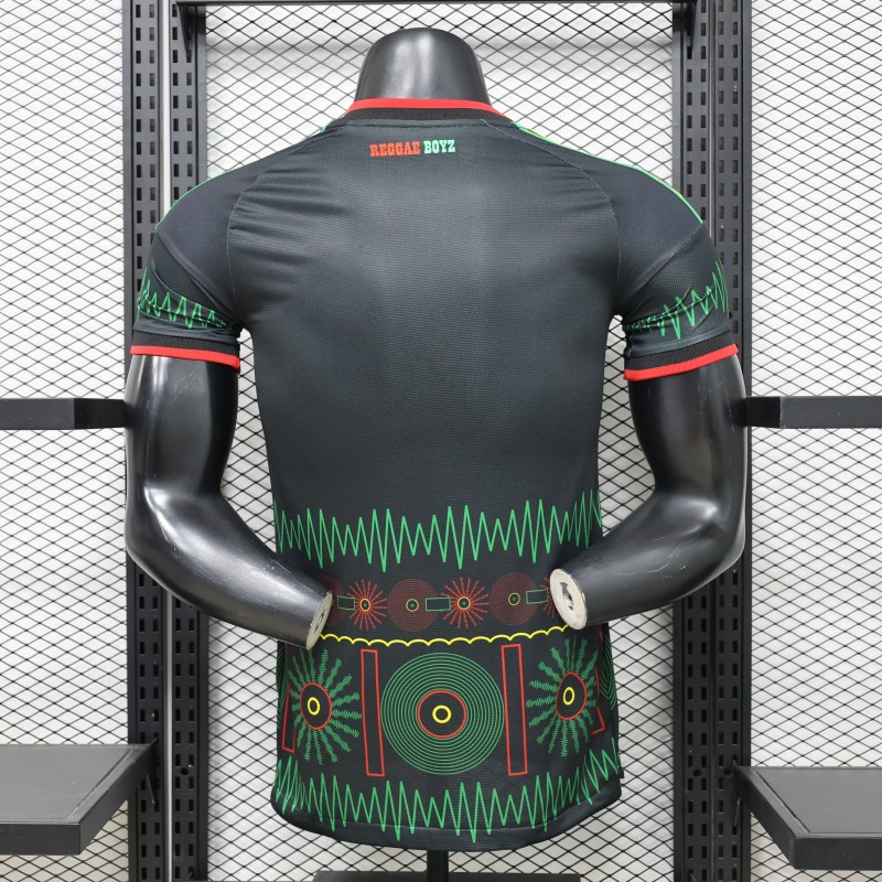 Player Version 2026 Jamaica Dark Grey Reggae Music Culture Special Edition Jersey
