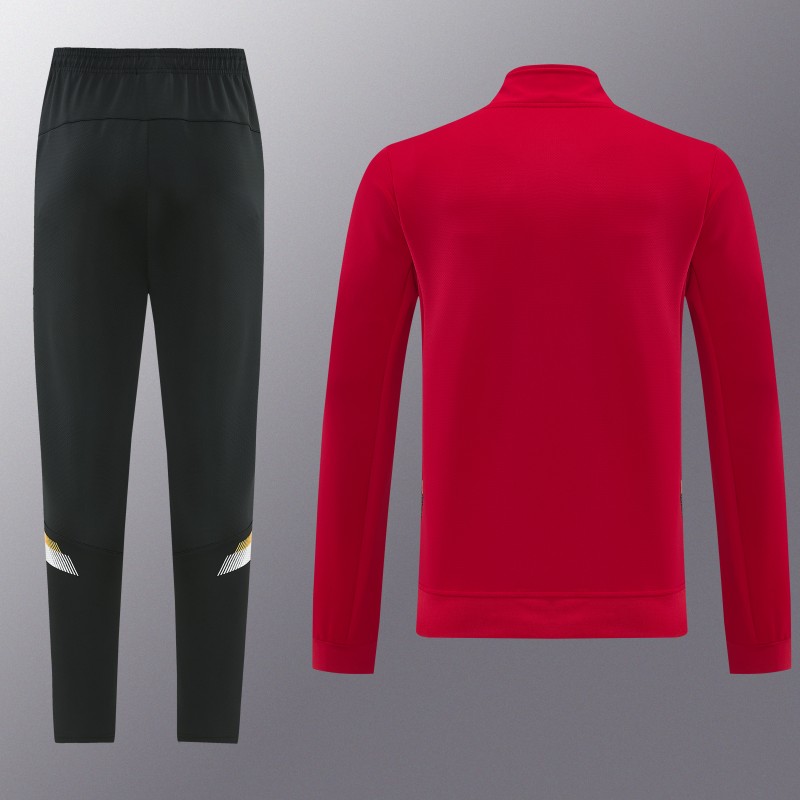 2026 Nike Red Full Zipper Jacket + Long Pants