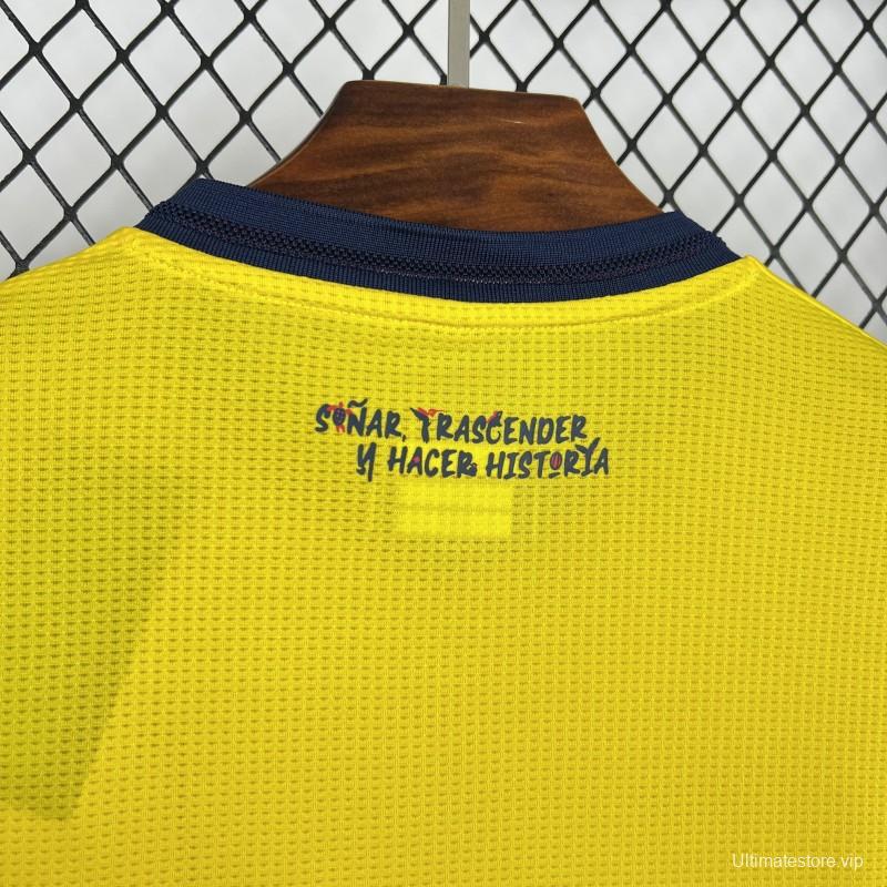 2026 Mens Ecuador World Cup Home Jersey