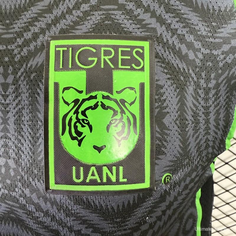 Player Version 25/26 Tigres UANL Adidas Third / Special Edition Black Jersey