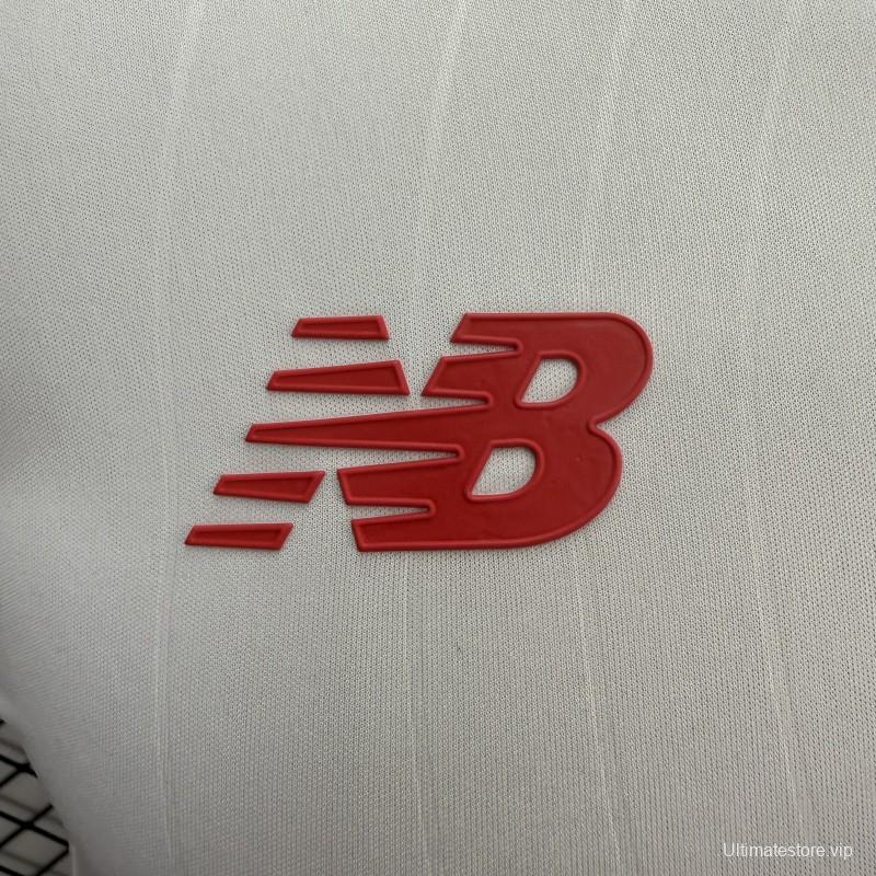 Player Version 26/27 Deportivo Toluca FC New Balance Away White Red Jersey