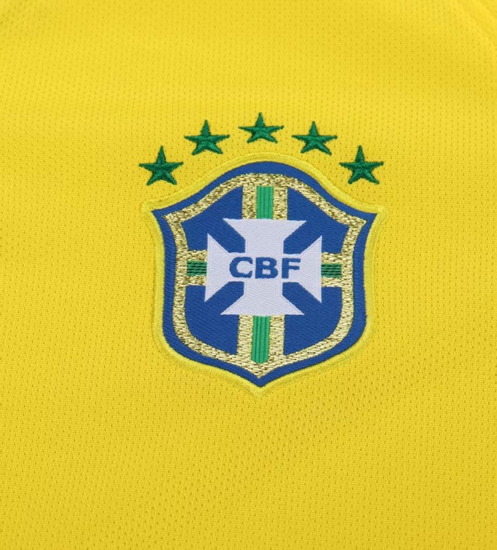 Retro 2014 Kids Brazil Home Jersey