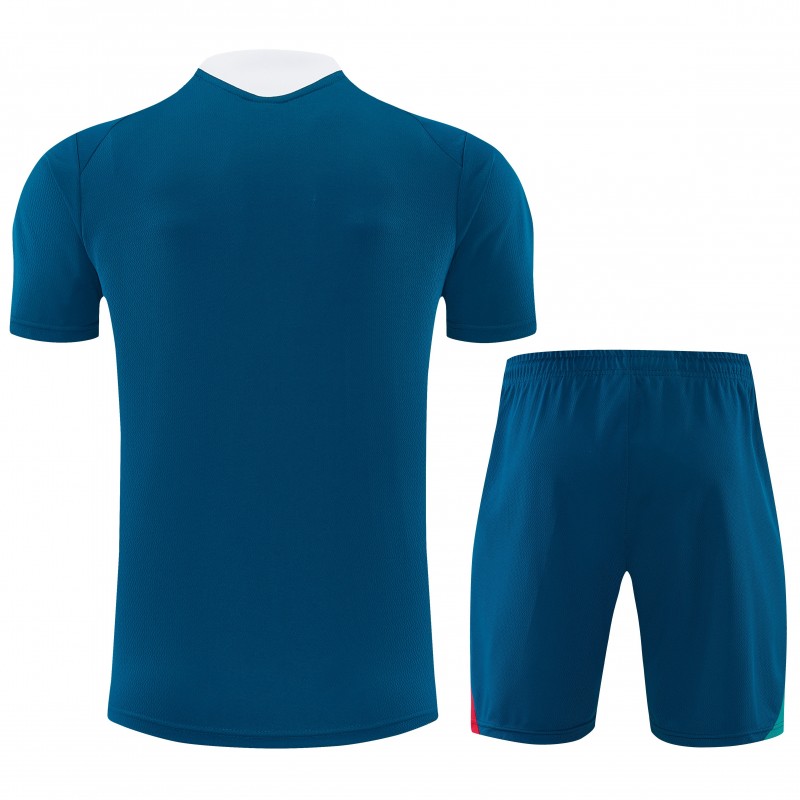 26/27 Portugal Dark Teal  Short Sleeve+Soccer Shorts