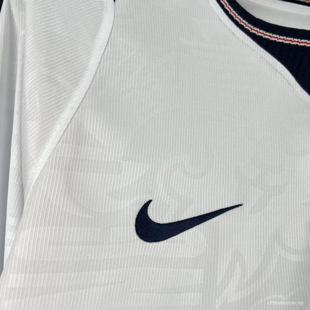 2026 Mens England World Cup Home Long Sleeve Jersey