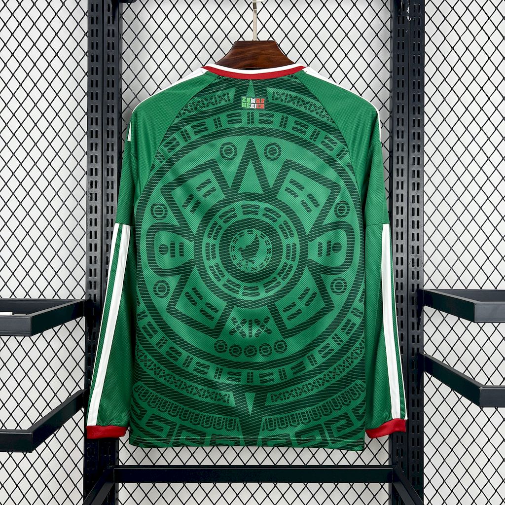 2026 Mens Mexico World Cup Home Long Sleeve Jersey