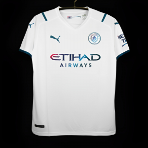 Retro 21/22 Manchester City Away White Jersey