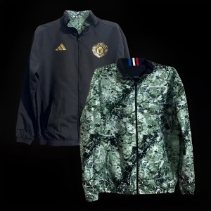 Manchester United Navy x Stone Roses Reversible Full Zipper Jacket