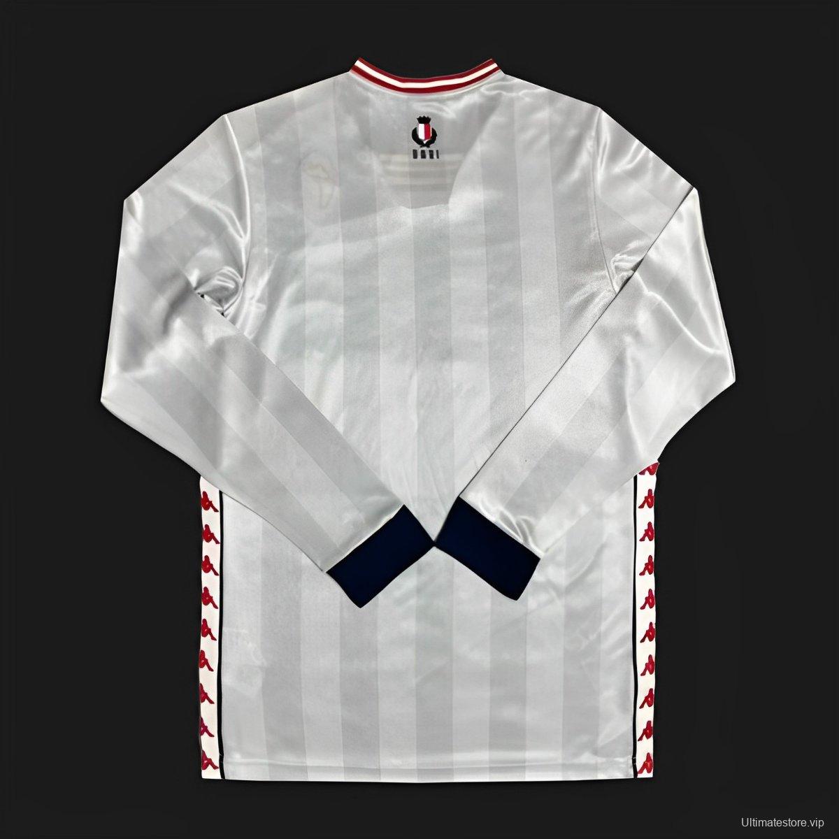 24/25 SSC Bari Silver Long Sleeve Limited Jersey