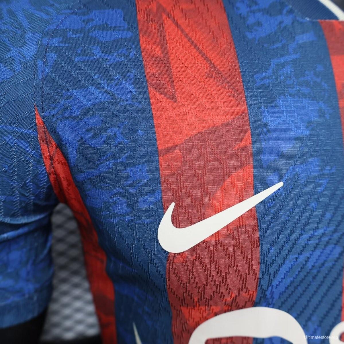 Player Version 24/25 Barcelona Red/Blue Special Jersey