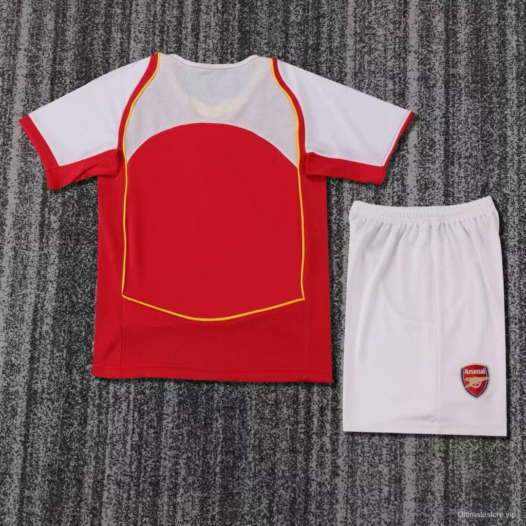 Retro Kids 04/05 Arsenal Home Jersey