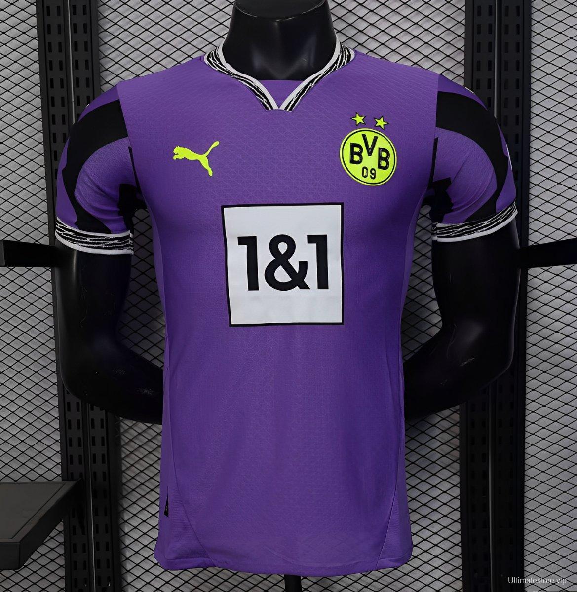 Player Version 24/25 Borussia Dortmund Anniversary 4th Goalkeeper Purple Jersey