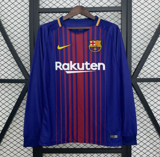 17/18 Retro Barcelona Home Jersey