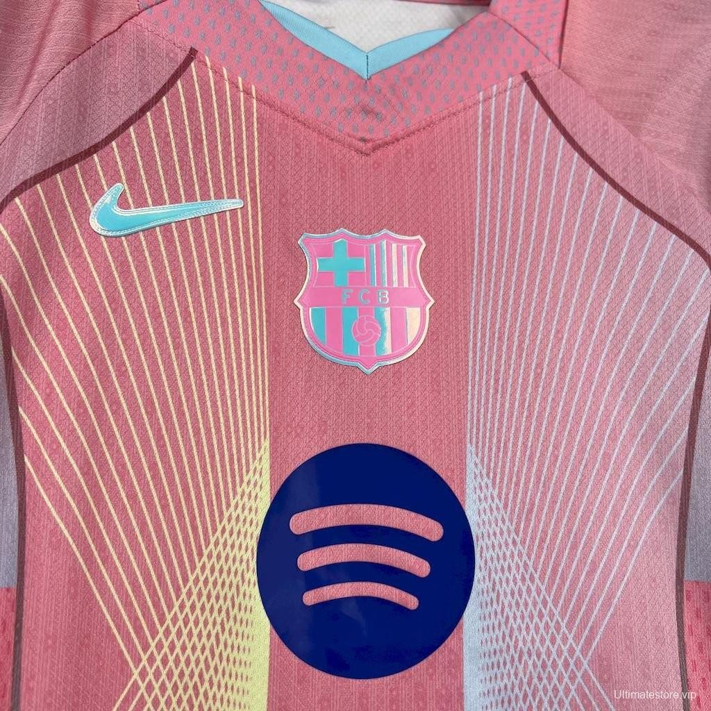 25/26 Kids Barcelona Pink Special Jersey