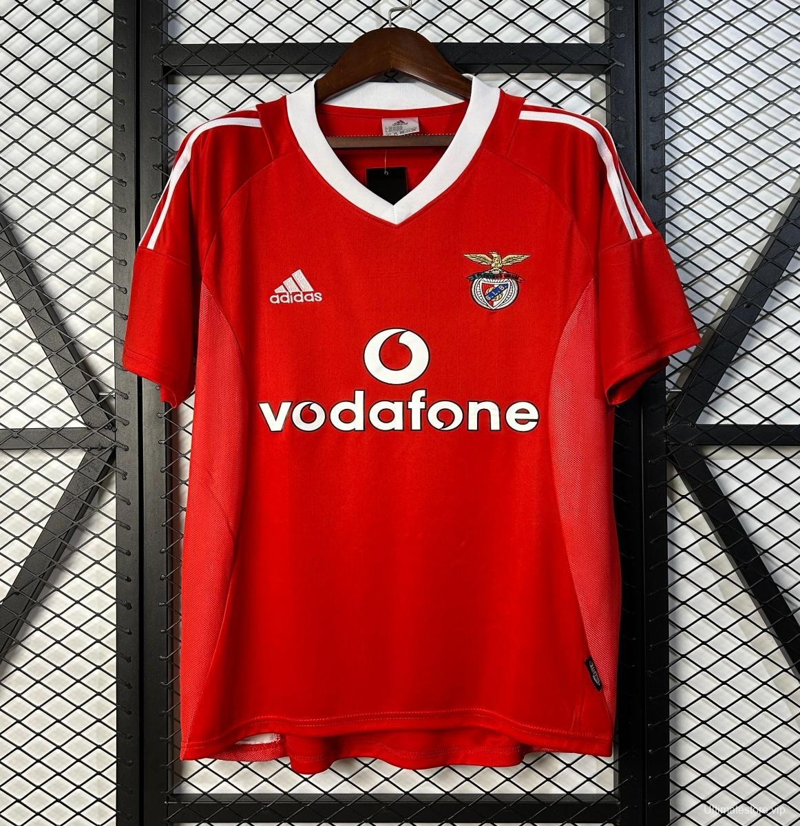 Retro 02/03Benfica Home Jersey