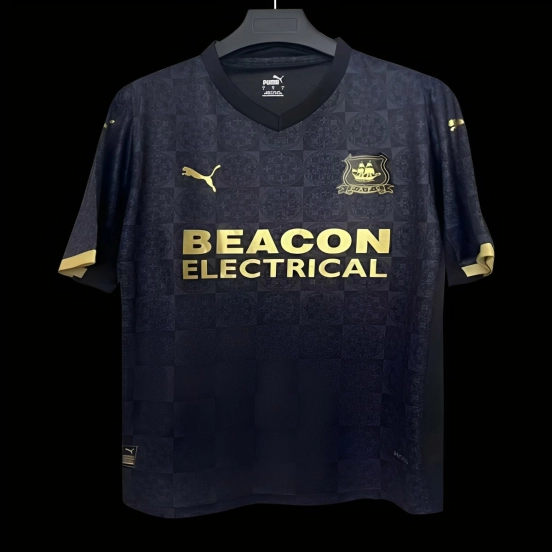 25/26 Plymouth Argyle Away BLACK Jersey