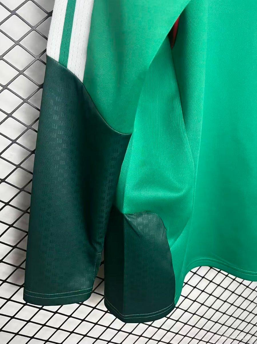 2026 Algeria Green Half Zipper Jacket