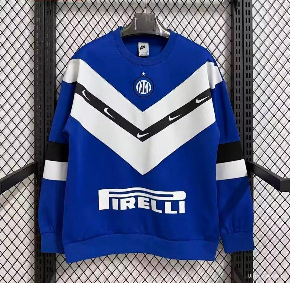 25/26 Inter Milan Blue Long Sleeve Training Top