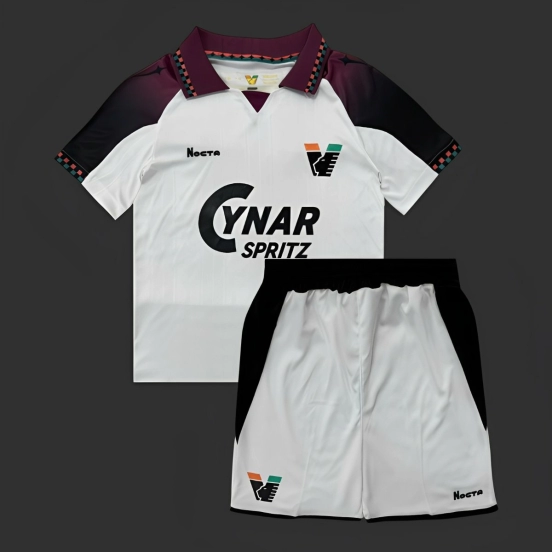 25/26 Kids Venezia Away White Jersey