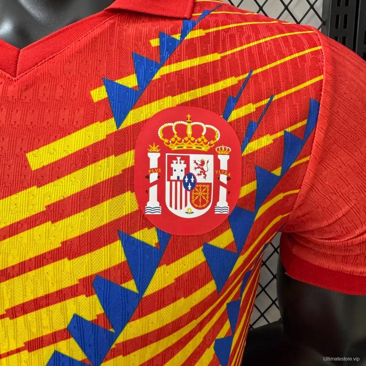 Player Version 2026 Spain 1993 Adidas Remake Home Jersey