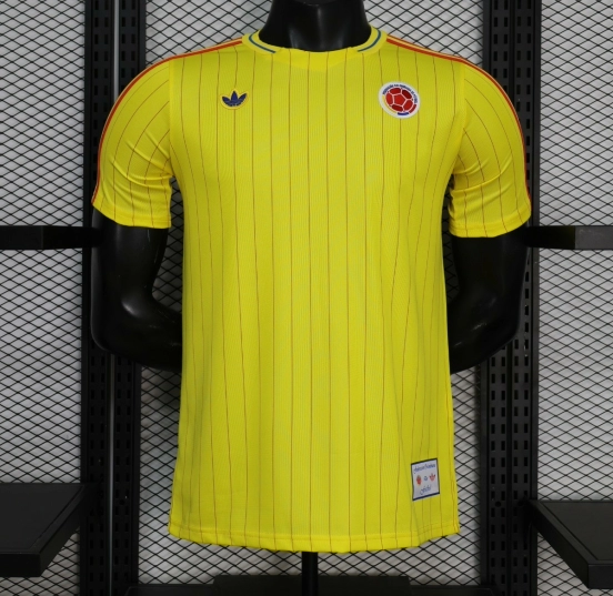 Player Version 2026 Colombia Yellow Terrace Icons Jersey