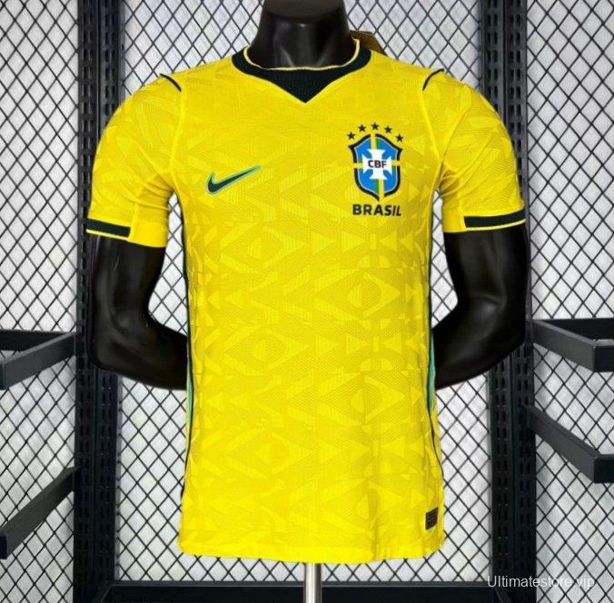 2026 Player Version Mens Brazil World Cup Home Jersey