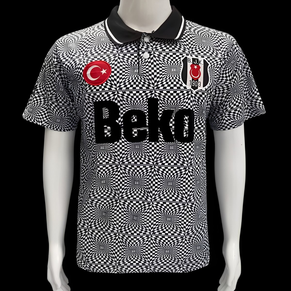 Retro 91/92 Besiktas Home Jersey