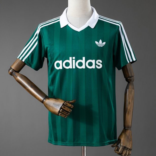 AD Archive Collar Engineered Jersey - Green