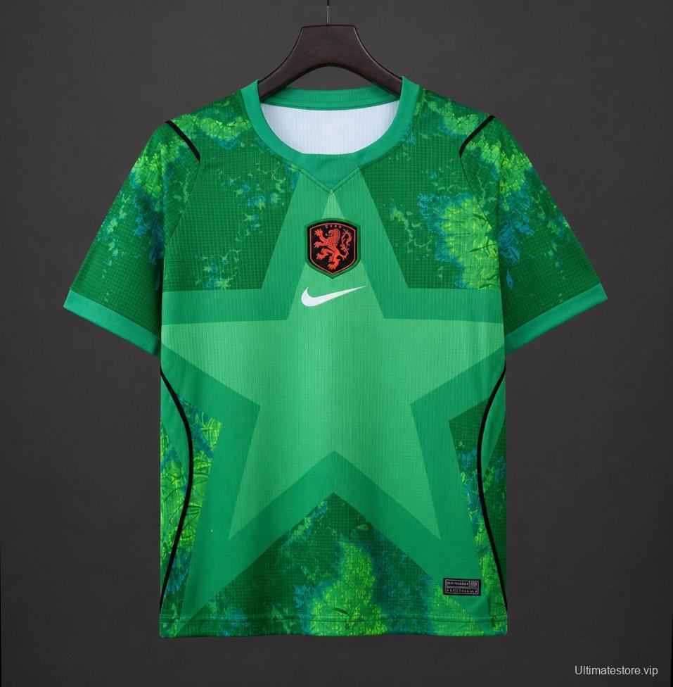 2026 Netherlands Green Goalkeeper Jersey
