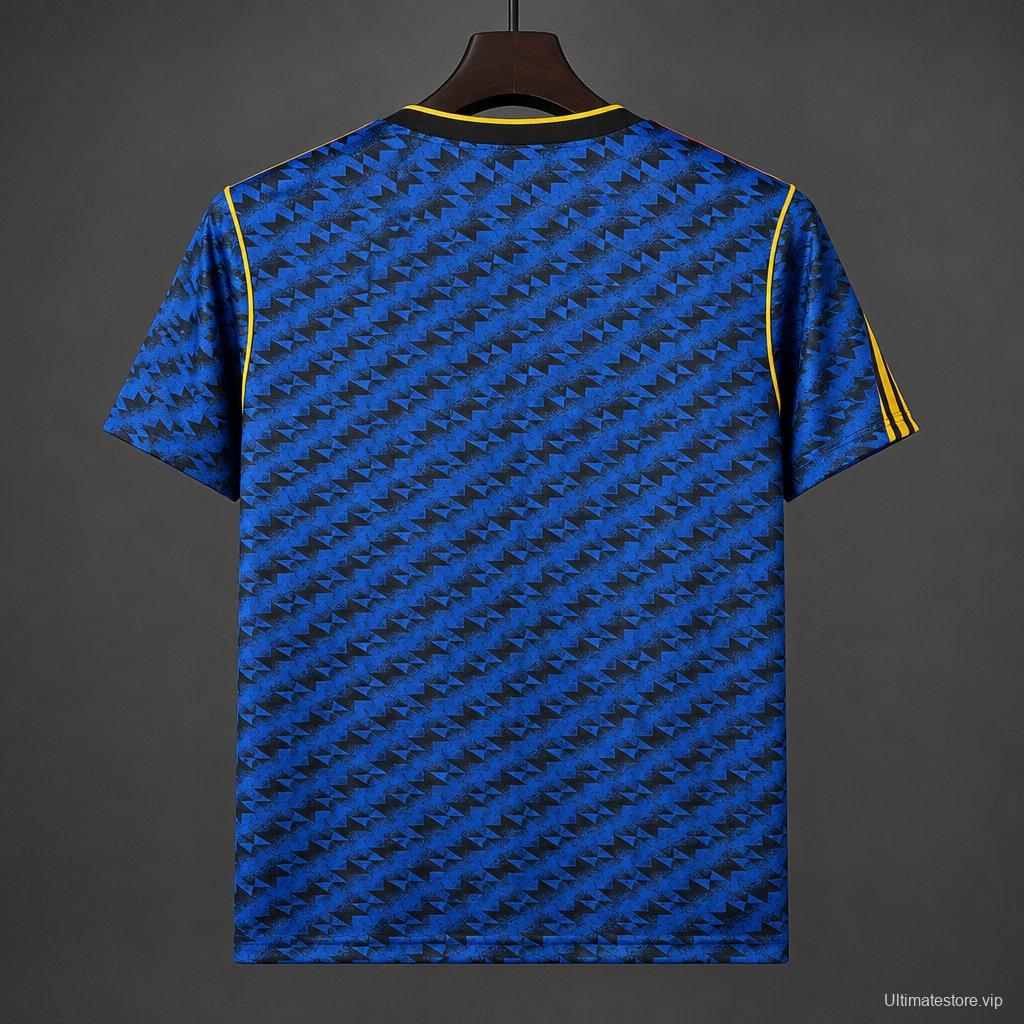 26/27 Manchester United 1990-92 Vintange Remake Away Jersey