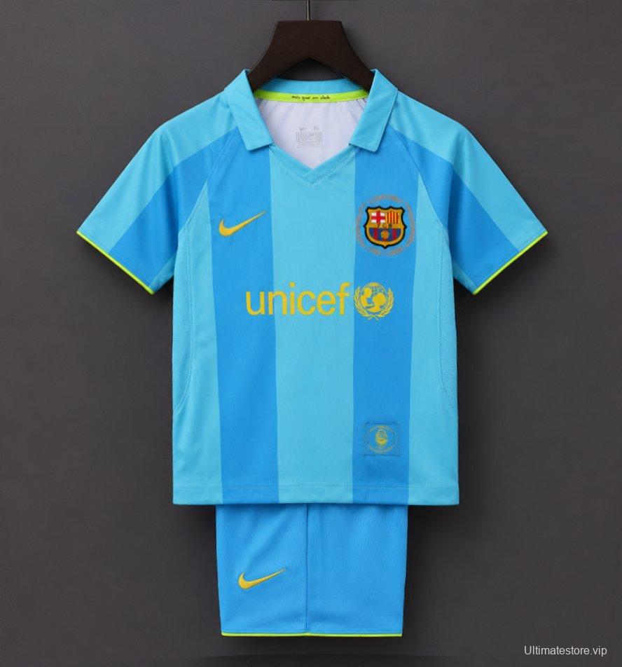 Retro Kids 07/08 FC Barcelona Away Jersey