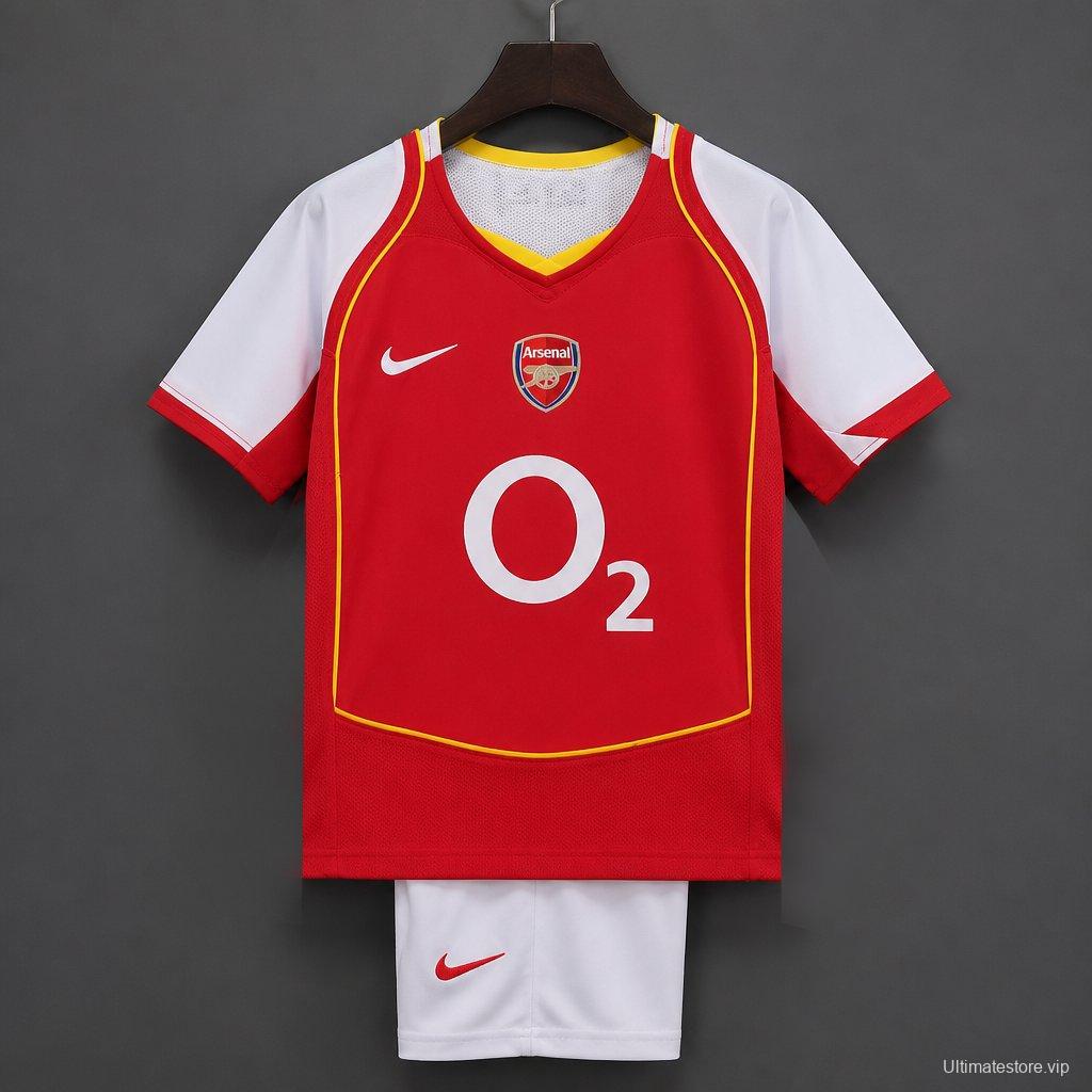 Retro Kids 04/05 Arsenal Home Jersey